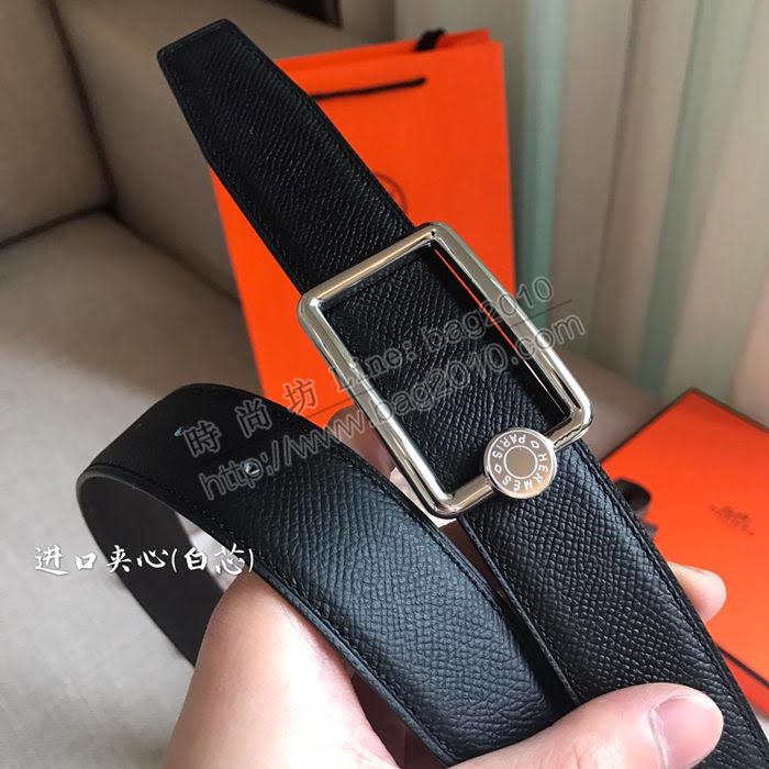 HERMES皮帶 OSCAR BUCKLE 雙面小牛皮 雙面皮帶 愛馬仕男士腰帶  hgh1900